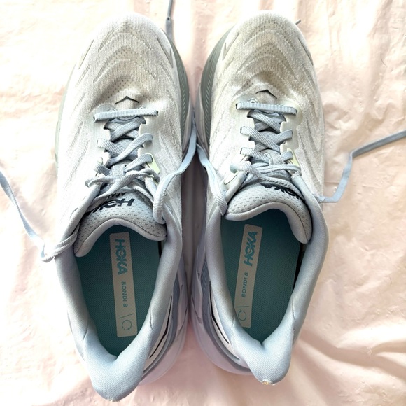 Hoka Light Blue One One Arahi 6 Women's Running Sneakers Shoes SZ 10 D - Picture 8 of 16